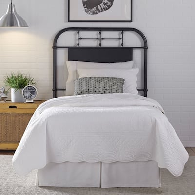 Carbon Loft Cauthen Vintage Distressed Twin-size Metal Headboard