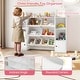preview thumbnail 30 of 42, Costway Kids Toy Storage and Bookshelf with 8 Boxes Open Shelves & 2 - See Details