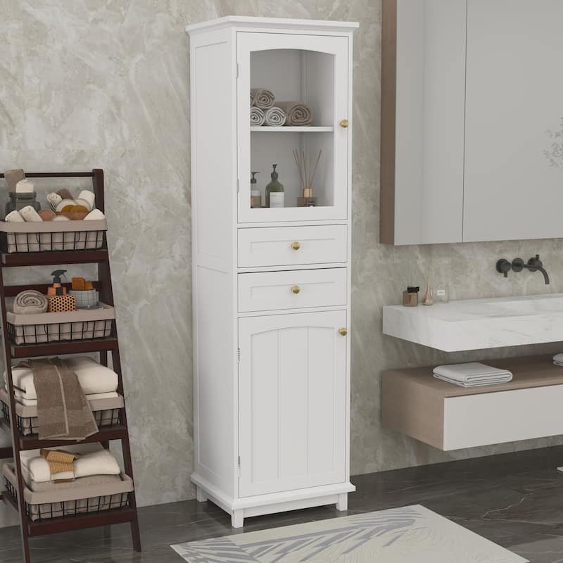 Bathroom tall cabinet