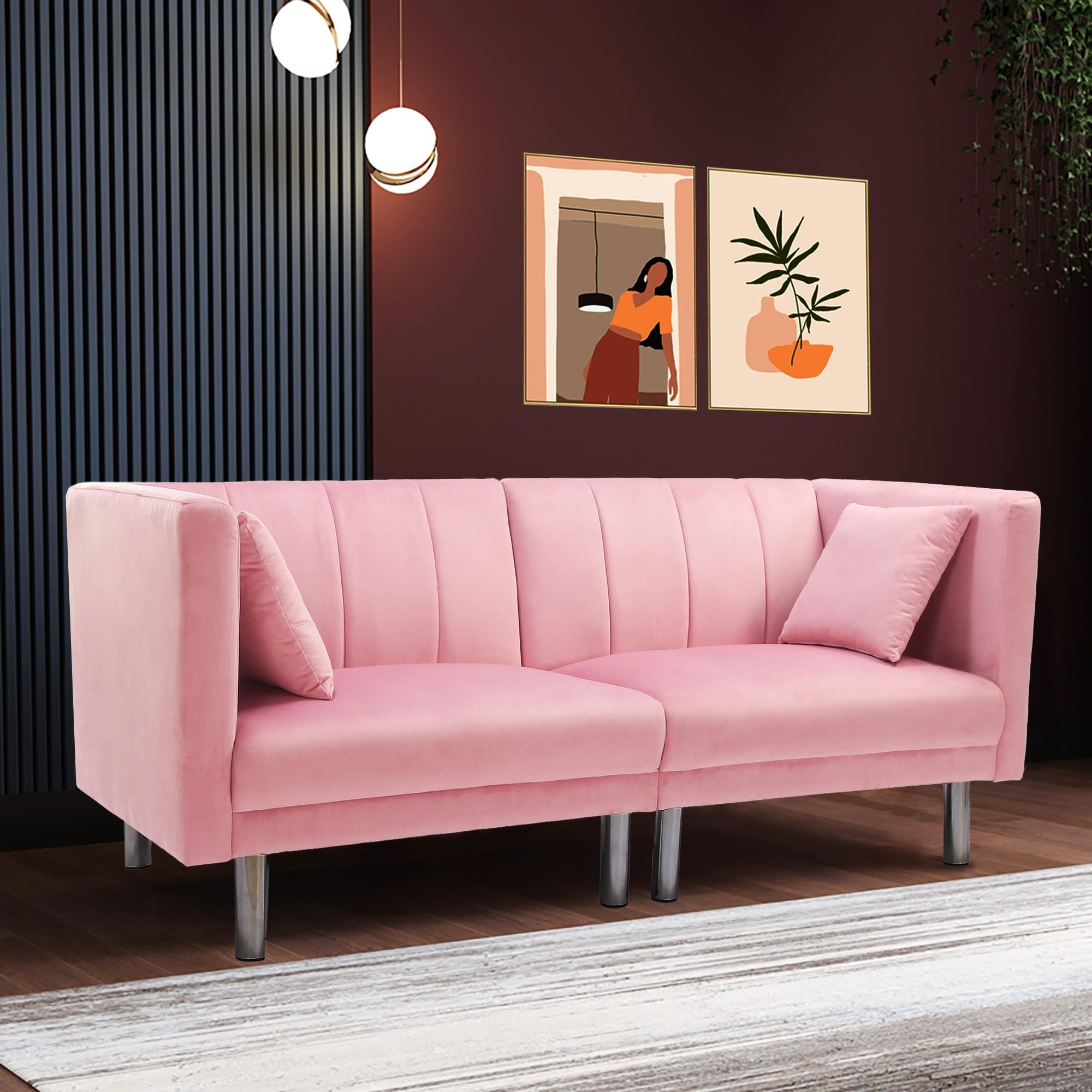 Velvet deep seat sofa clearance