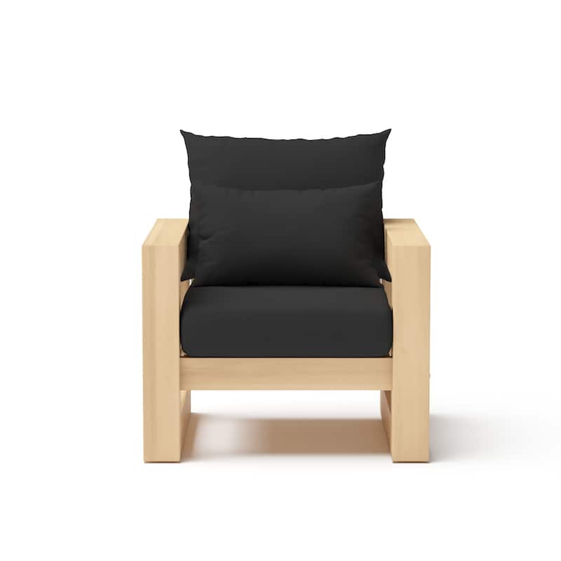 Benson 2 Piece Sunbrella Outdoor Patio Club Chairs