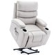 preview thumbnail 17 of 53, Oversized Power Lift Recliner Chair with Massage & Heat, PU Leather, USB Port, Cup Holders & Pockets