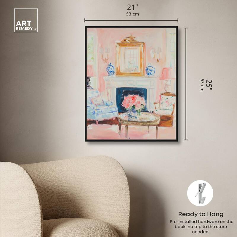 Softly Painted Space Canvas by Art Remedy