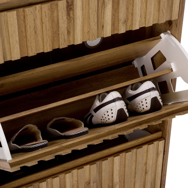 SAFAVIEH Home Sohan Shoe Rack - 9"W x 24"D x 41"H