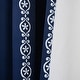 preview thumbnail 27 of 48, Lush Decor Stripe Medallion Room Darkening Curtain Panel Pair