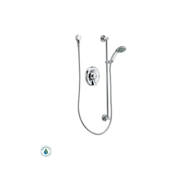Moen 8346EP15 Shower Faucet with 1.5 GPM Single Function Hand Shower and Posi-Temp Pressure Balancing Rough-In Valve from the