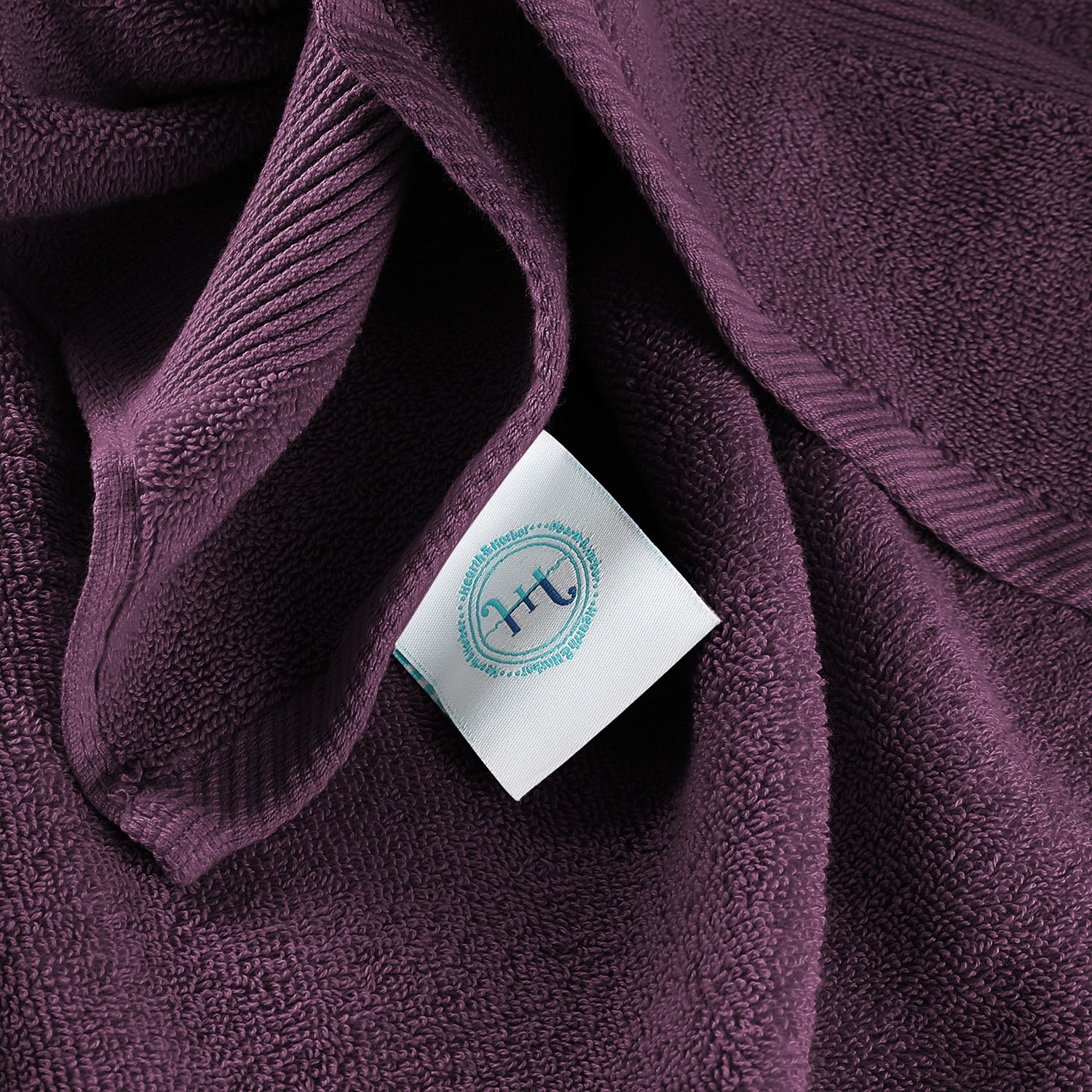 Hearth & Harbor 100% Cotton Ultra Soft Absorbent Towel-image