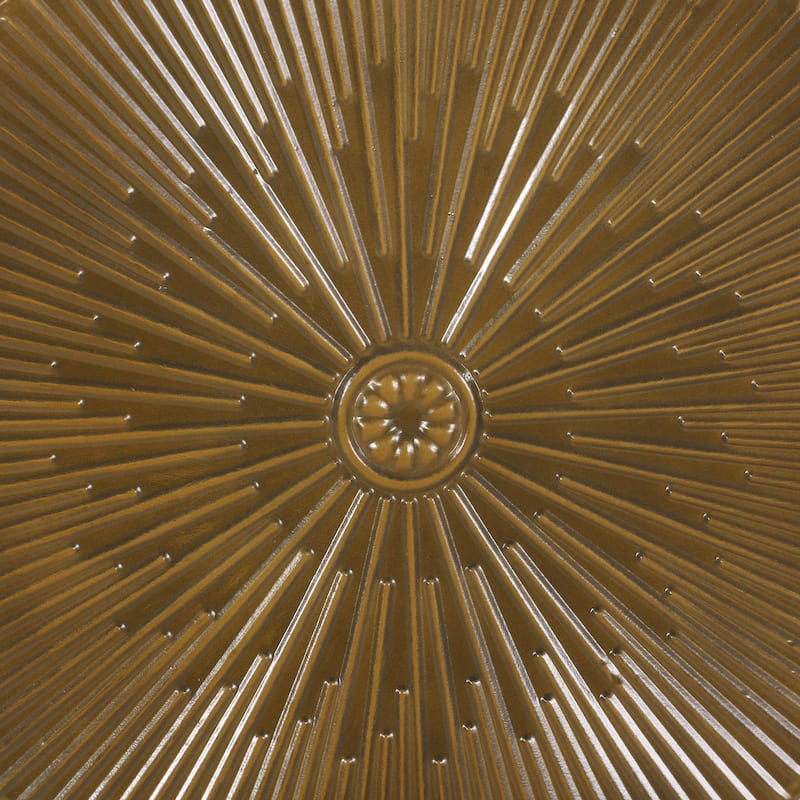 Langseth Iron Sunburst Side Table by Christopher Knight Home