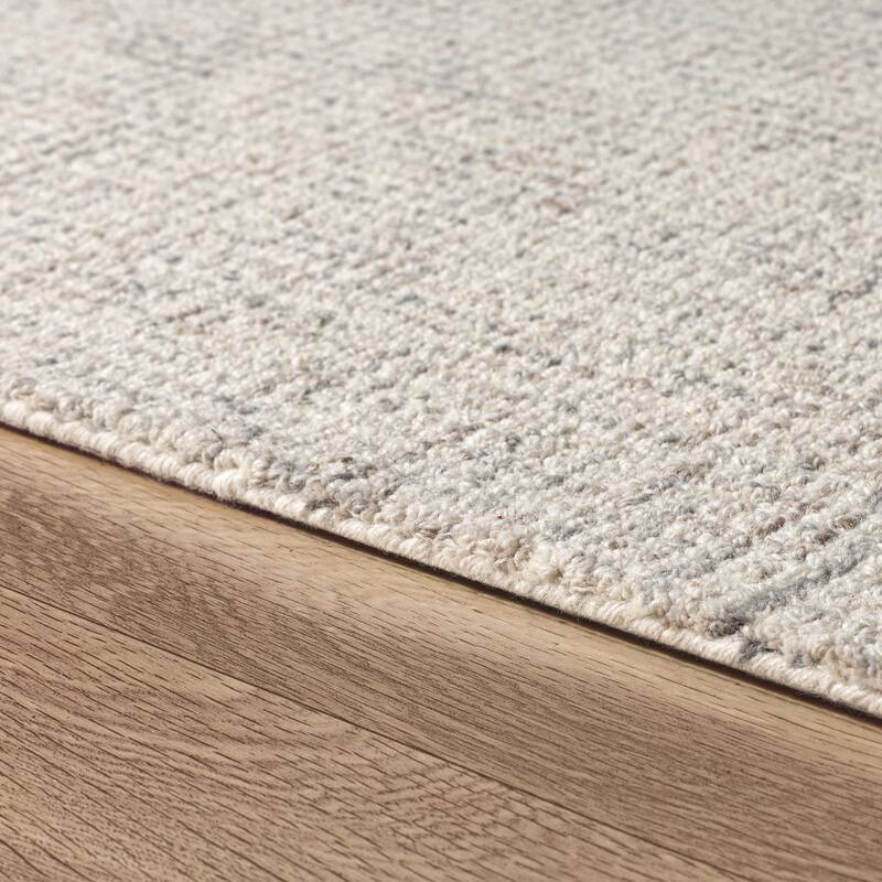 Noah Contemporary Geometric Wool Indoor Area Rug by Sevita