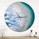 preview thumbnail 9 of 8, Designart 'Agate beautiful colorful slices and texture' Oversized Modern Wall CLock 29 in. wide x 29 in. high