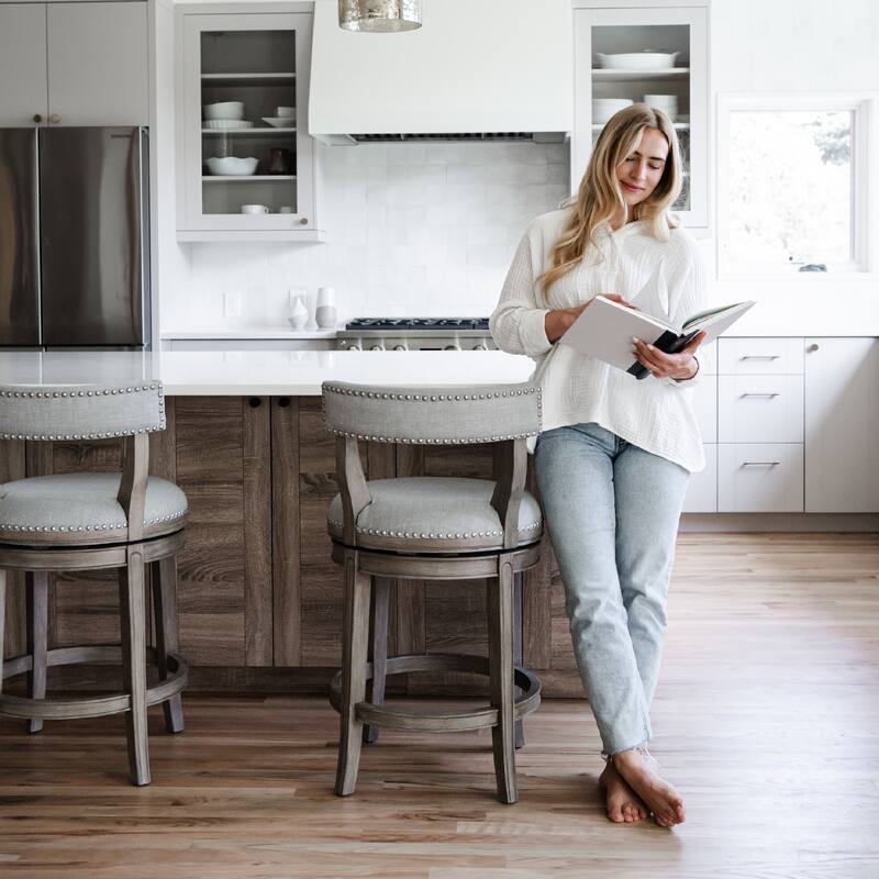 Maven Lane Alexander Swivel Kitchen Stool