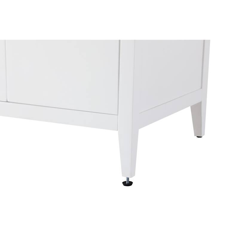 Elegant Lighting VF29372D Millie 72" Free Standing Double Basin Vanity