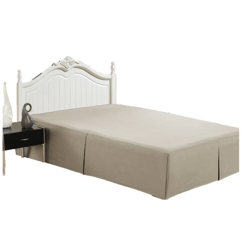 Marina Decoration Soft Hotel Quality All Season Deep Pocket Dust Ruffle 16 Inch Drop Solid Tailored Rayon from Bamboo Bed Skirt