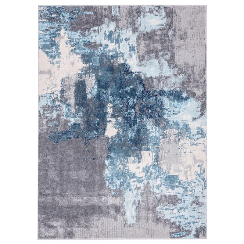 Luxe Weavers Distressed Abstract Area Rug