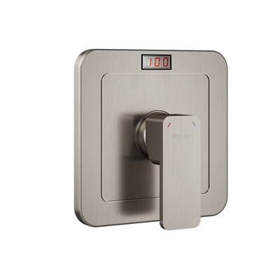 PULSE ShowerSpas LED TruTemp PB Valve with Brushed-Nickel Trim Kit