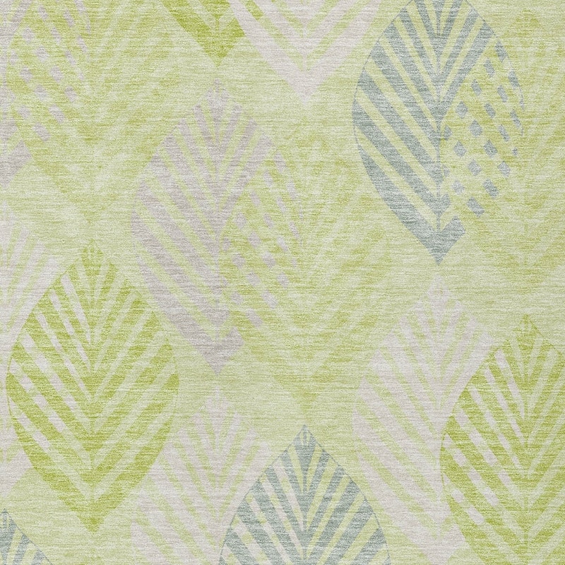HomeRoots Floral Transitional Rectangle Outdoor Rug