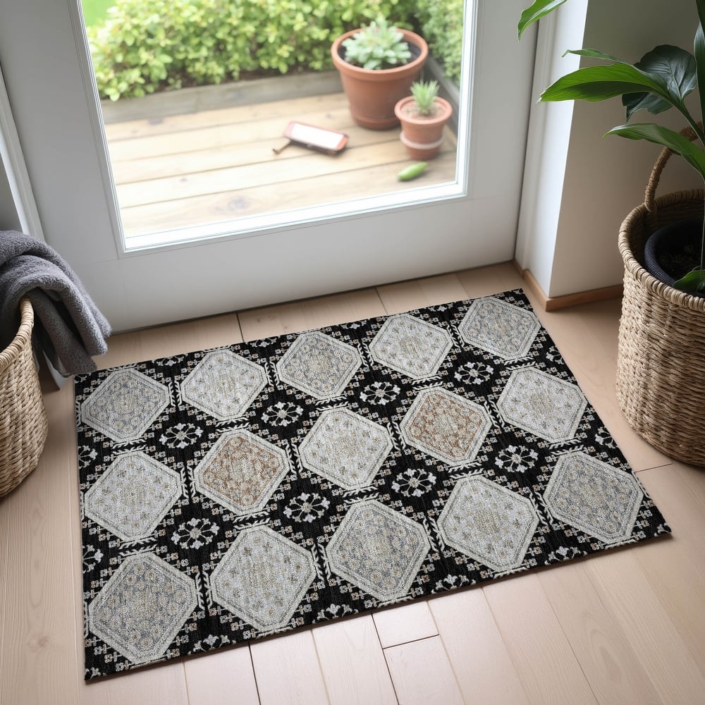 Premium Washable Super Soft Global Modern Mayfield Rug