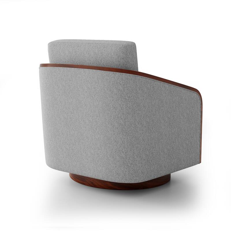 Modern Upholstered Swivel Accent Chair
