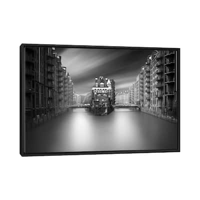 iCanvas "Hamburg Place" by Moises Levy Framed Canvas Print