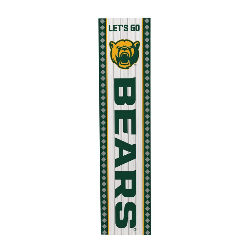 47" Double Sided Seasonal Porch Leaner, Baylor University - 47" x 11.25"