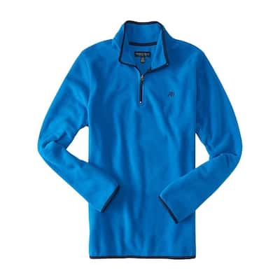Aeropostale Mens 1/4 Zip Fleece Jacket