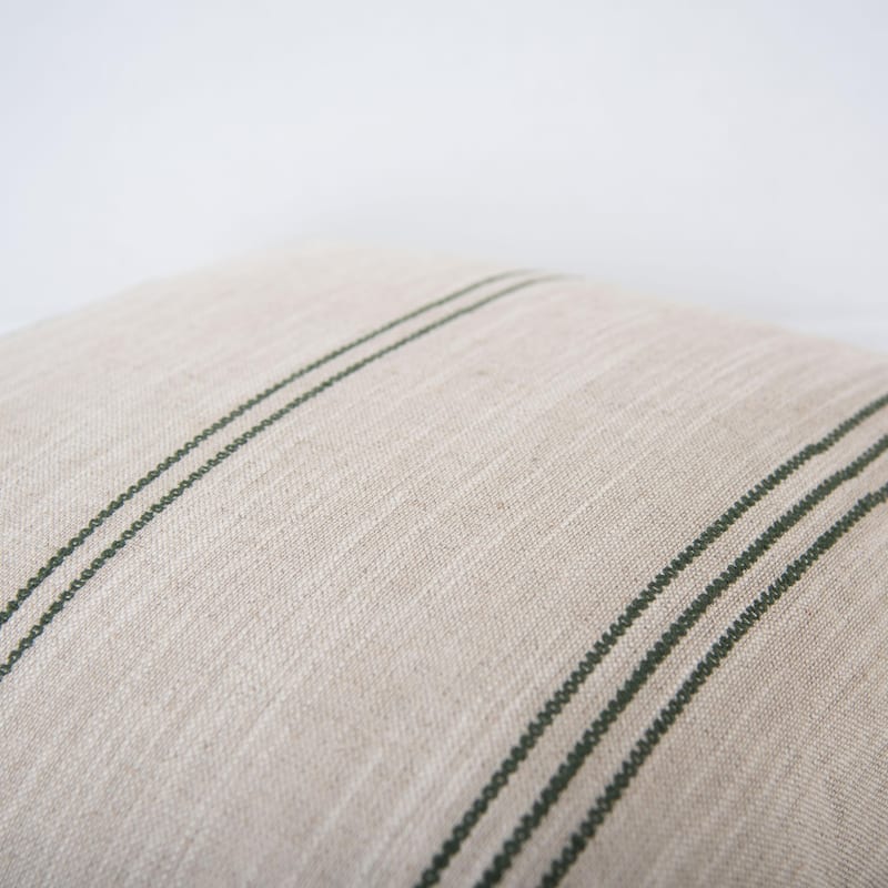 Donny Osmond Stripe Modern Industrial Throw Pillow, 20''x20'' - Green - Polyester