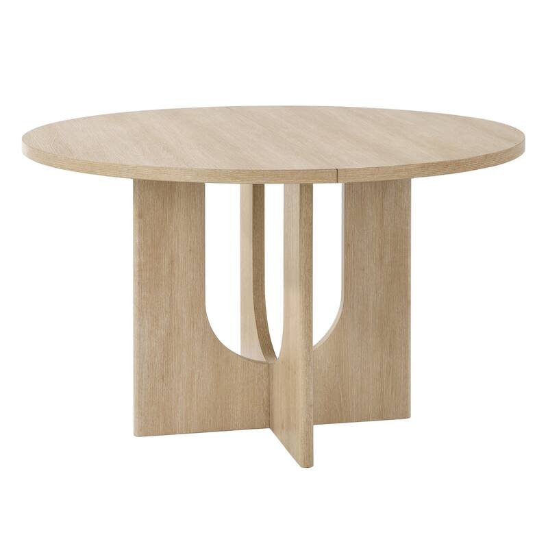 5-Piece Dining Set, 47.3" Round Dining Table with 4 Dining Chairs