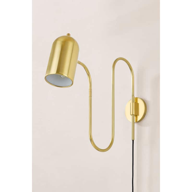 Romee 18" High Aged Brass Wall Sconce - 18" High