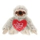 preview thumbnail 1 of 4, DolliBu I LOVE YOU Plush Super Soft Sloth with Red Heart Plush - 7.5 inches