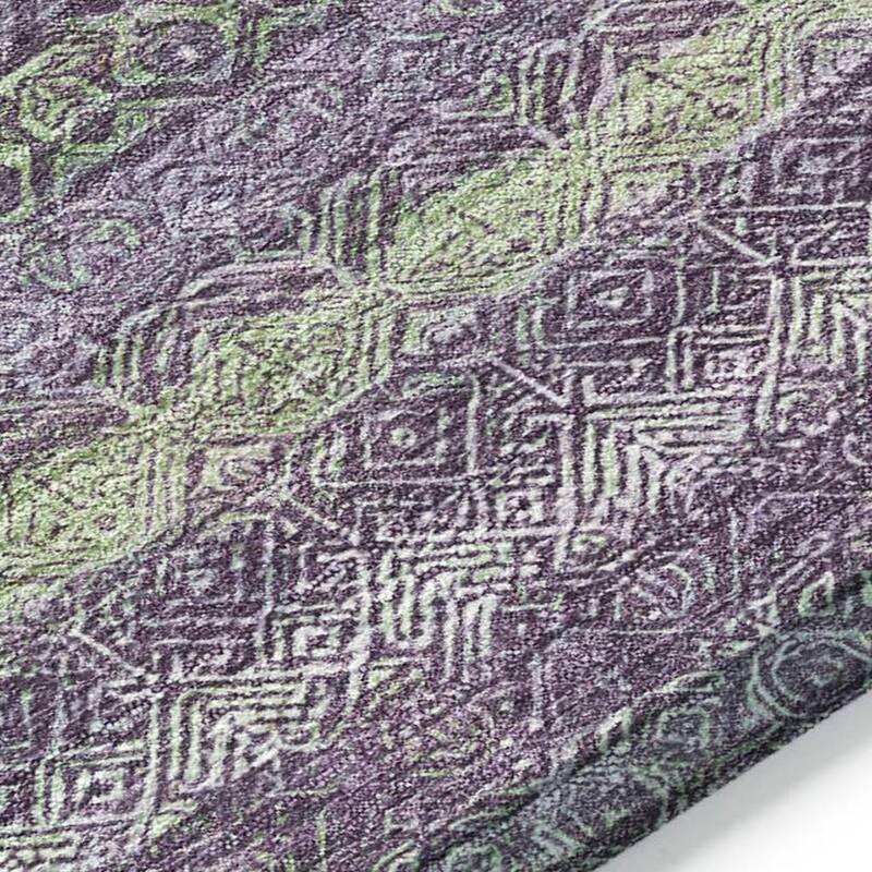 HomeRoots Striped Transitional Rectangle Outdoor Rug