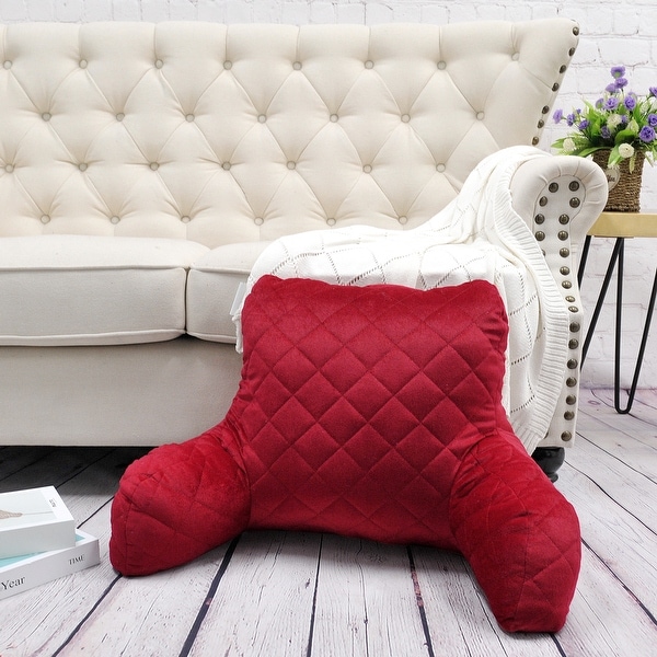 Red bed rest pillow cheap