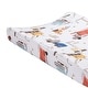 preview thumbnail 2 of 3, Bedtime Originals Construction Zone Changing Pad Cover - White/Trucks
