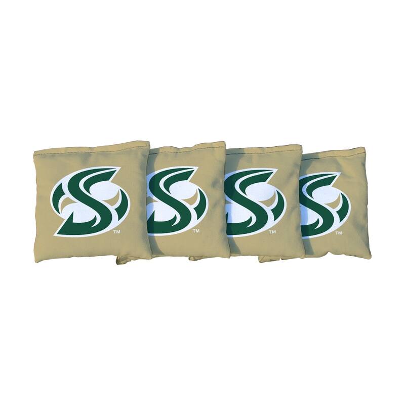 CSU Sacramento State Hornets Gold Cornhole Bags - Corn Filled