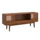 preview thumbnail 18 of 24, SEI Furniture Simms Mid-century Modern Media TV Stand for TV's up to 68"