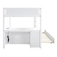preview thumbnail 8 of 10, Full-Over-Full Bunk Bed with Twin size Trundle, Storage and Desk