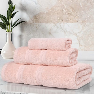 Superior Smart Dry Zero Twist Cotton 3-Piece Assorted Towel Set