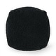 preview thumbnail 12 of 27, Moloney Modern Microfiber Chenille Square Pouf by Christopher Knight Home