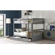 preview thumbnail 53 of 51, Minimalist Style Full Over Full Bunk Bed with Two Storage Drawers,Solid Pine Legs and Strong Durable Frame