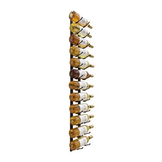 Epic Wall Mounted Metal Wine Rack in Black - Bed Bath & Beyond - 33589899