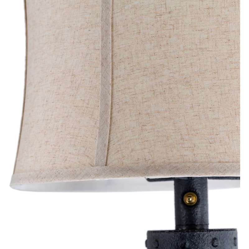 Teagan Indoor/ Outdoor Faux Wicker Table Lamp - 29"H x 16"W x 16"D
