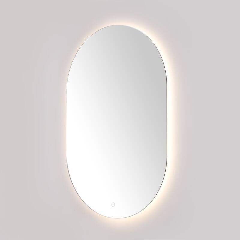 SAFAVIEH Daniele 36" Led Vanity Mirror - White - 24Wx1Dx36H