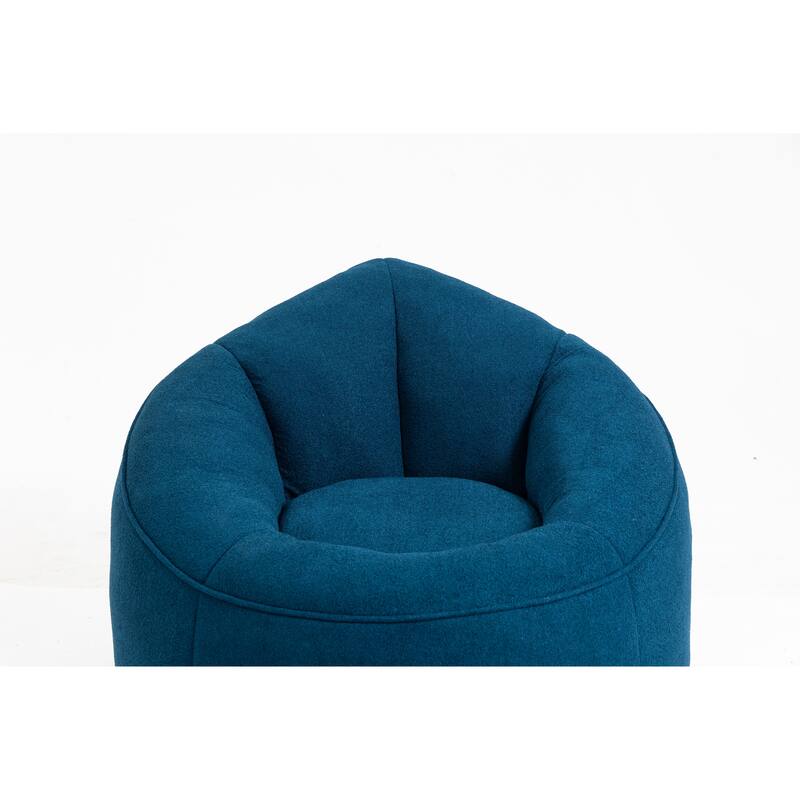 High Pressure Bean Bag Chair With Footrest