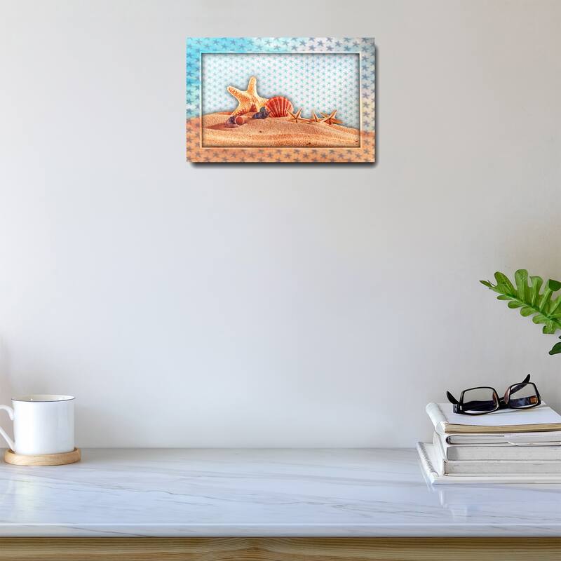 Matashi 5D Multi-Dimensional Wall Art - Custom Made Starfish Wall Art Print