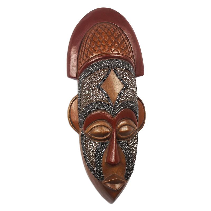 Novica Handmade My Protector African Wood Mask