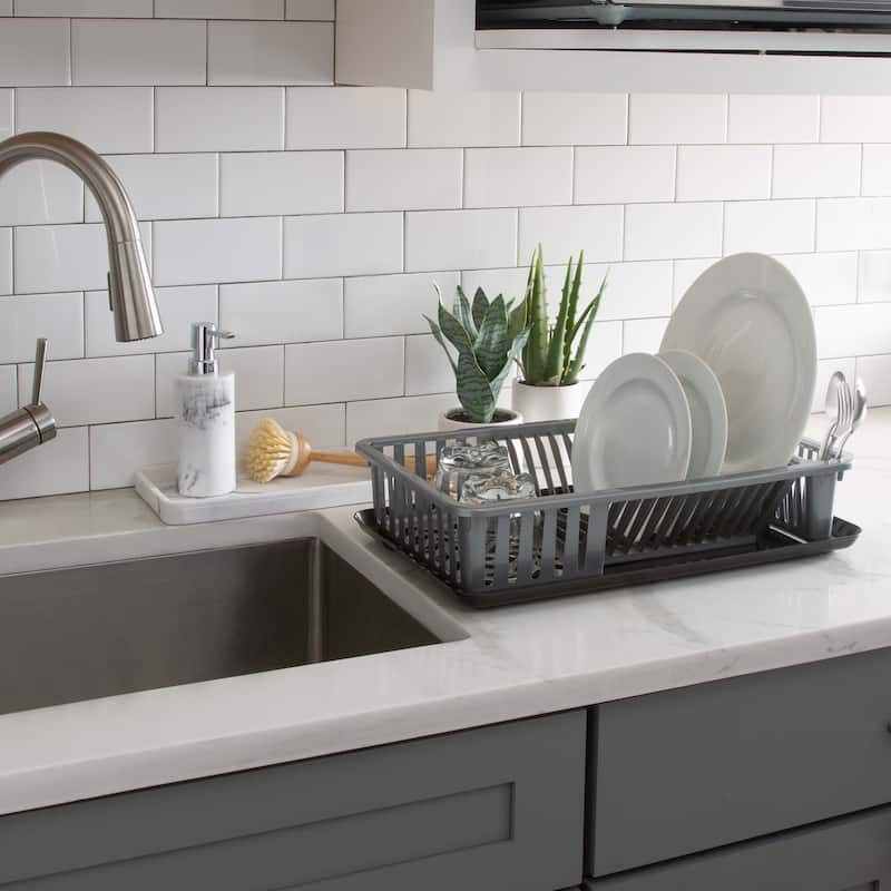 Kitchen Details Medium Dish Rack with Tray