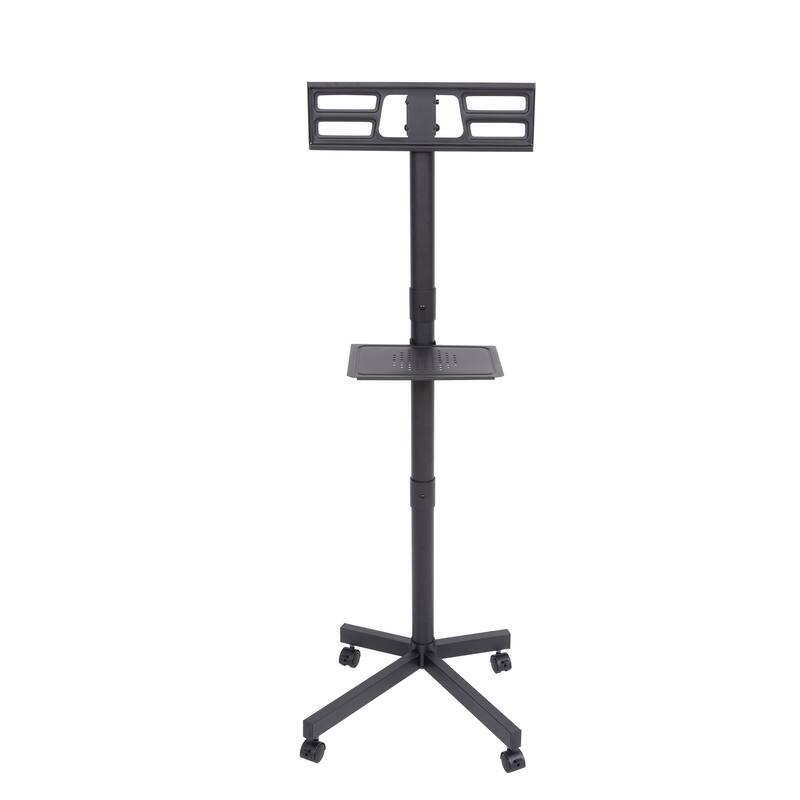 53" Mobile TV Stand with Adjustable Bracket & Casters for 23-60" TVs