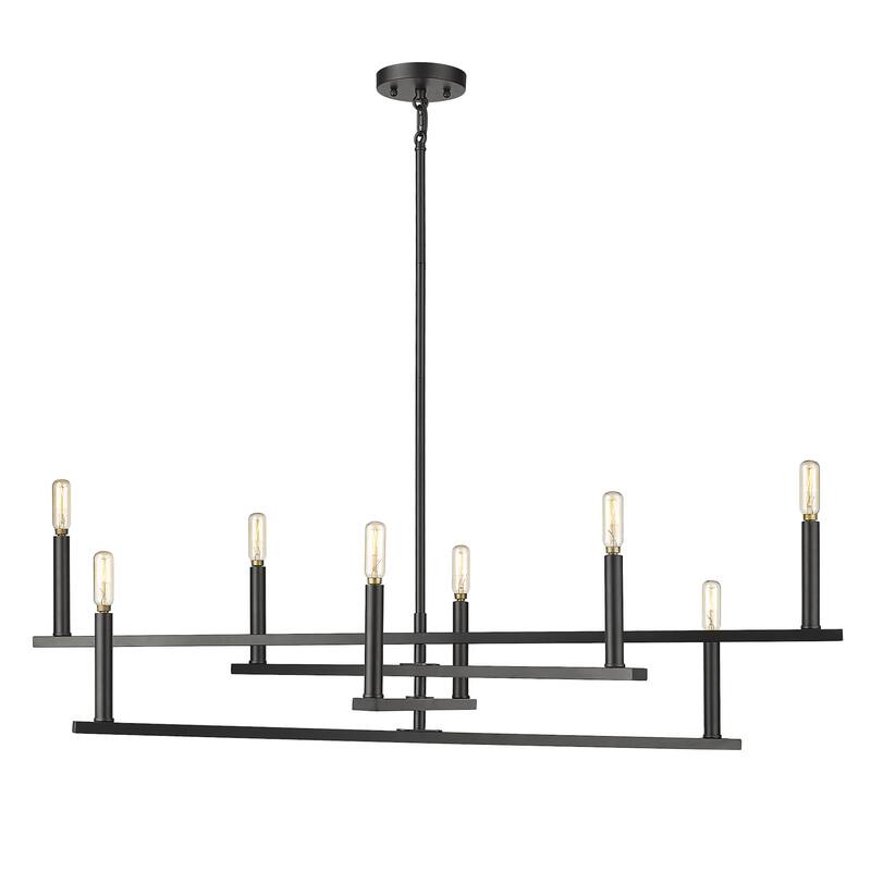 Hale 8-light Chandelier - Black