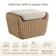 preview thumbnail 45 of 78, Patio Wicker Furniture Set Outdoor Rattan Bistro Set