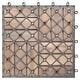 preview thumbnail 4 of 4, vidaXL Decking Tiles 30 pcs Gray Wash 11.8"x11.8" Solid Acacia Wood