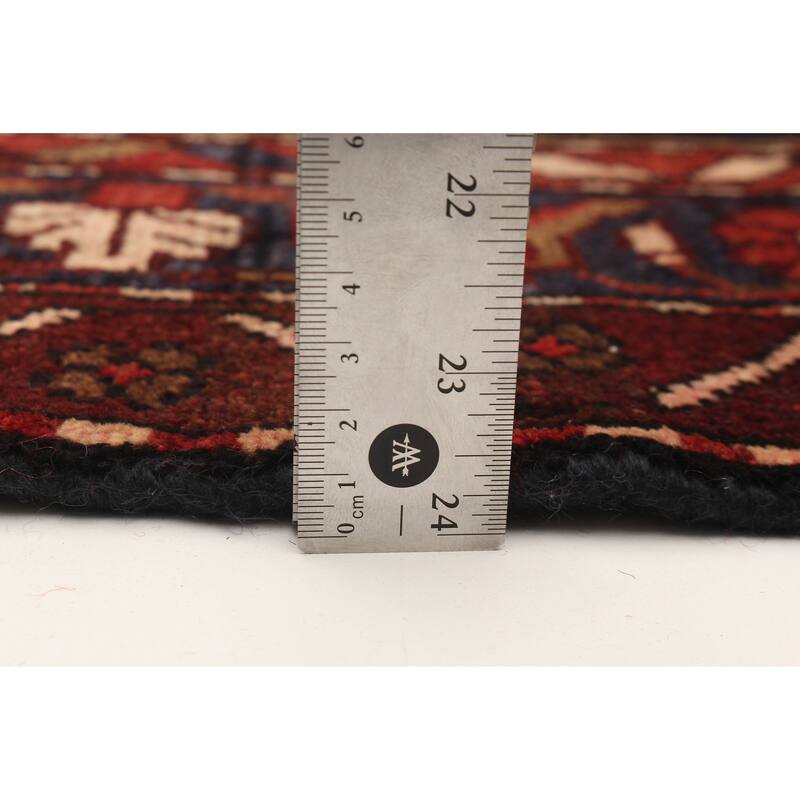 ECARPETGALLERY Hand-knotted Andelz Navy Wool Rug - 3'6 x 10'3